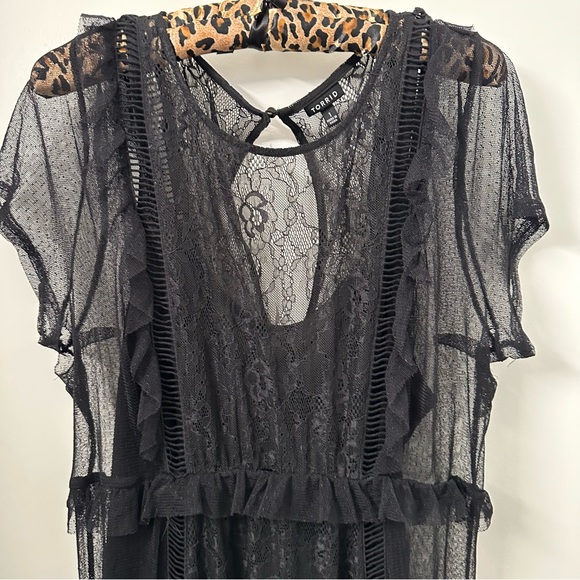 Torrid High Neck Lace Maxi Dress - Picture 3 of 6